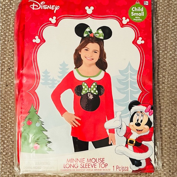 Adorable Size 4-6 Sequins Minnie Top - Picture 2 of 5